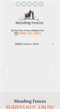Mobile Screenshot of mendingfences.com